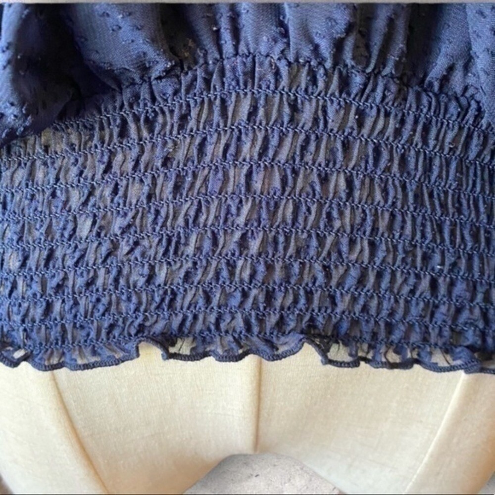 BCX —‎ Women's Open Arm Design Navy Blouse - Picture 3 of 9